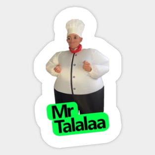 Mr. Talalaa - Chef Character Sticker